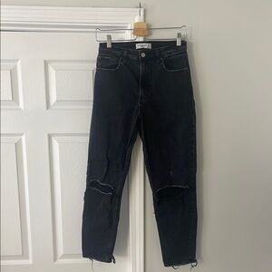 Abercrombie & Fitch Curve Love The Mom High Rise Size 26/2R